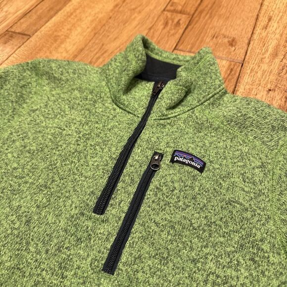 Patagonia Better Sweater Pullover Quarter Zip Fleece Jacket Youth Size Large 14‎